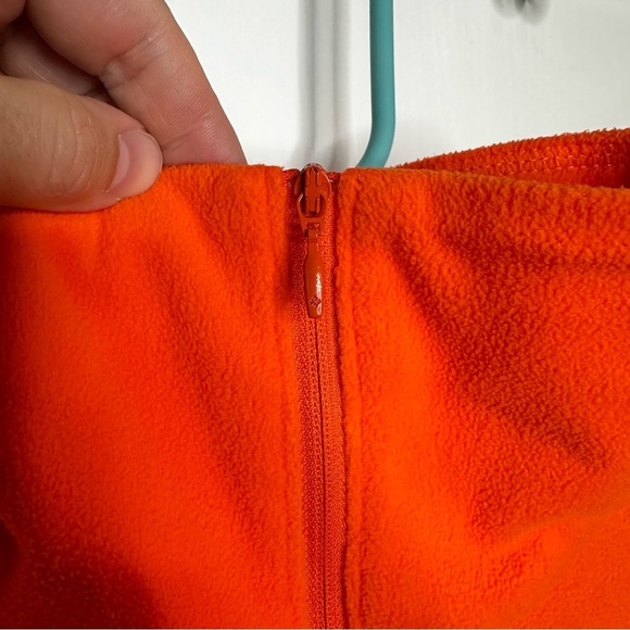 Auburn University Tigers Columbia Womens Pullover 1/4 Zip Fleece Orange Medium - Picture 6 of 9